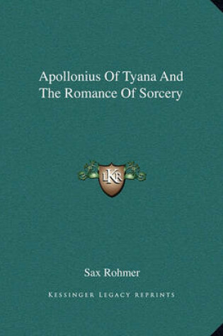 Cover of Apollonius of Tyana and the Romance of Sorcery