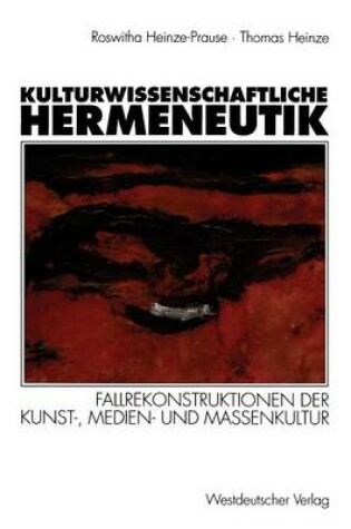 Cover of Kulturwissenschaftliche Hermeneutik