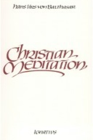 Cover of Christian Meditation