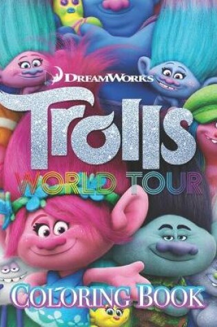 Cover of Trolls World Tour Coloring Book