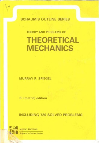 Book cover for Theory and Problems of Theoretical Mechanics