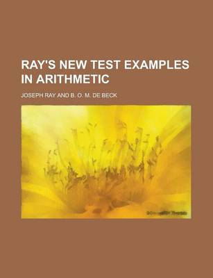 Book cover for Ray's New Test Examples in Arithmetic