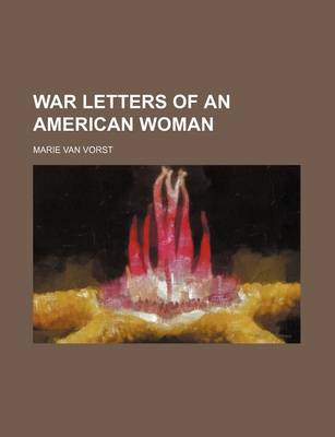 Book cover for War Letters of an American Woman (Volume 640)