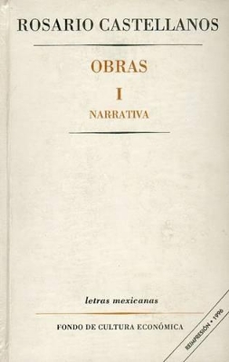 Cover of Obras, I. Narrativa