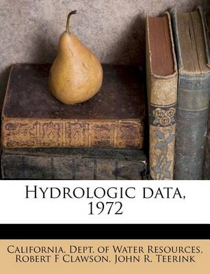 Book cover for Hydrologic Data, 1972