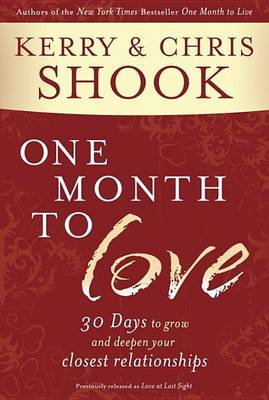 Book cover for One Month to Love