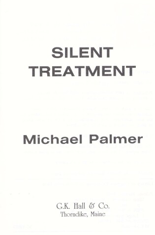 Cover of Silent Treatment