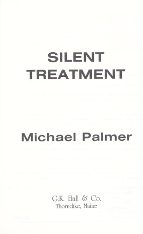 Book cover for Silent Treatment