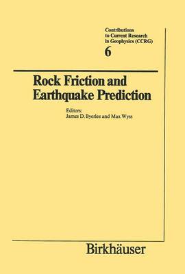 Book cover for Rock Friction and Earthquake Prediction