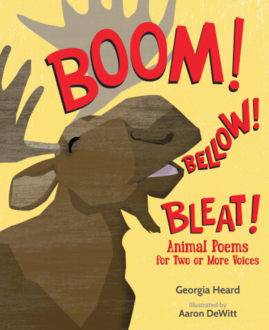 Book cover for Boom! Bellow! Bleat!