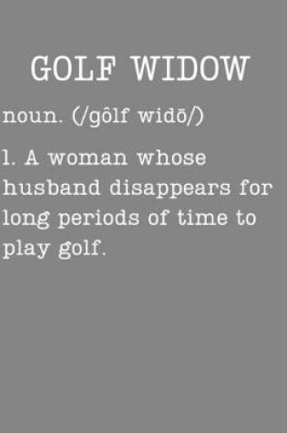 Cover of Golf Widow