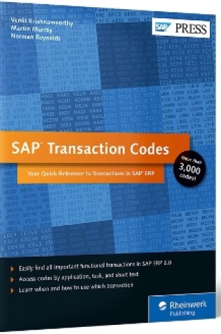 Cover of SAP Transaction Codes