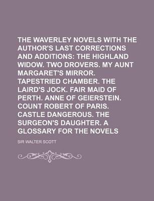 Book cover for The Waverley Novels with the Author's Last Corrections and Additions