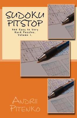 Book cover for Sudoku Pitstop 300 Easy to Very Hard Puzzles. Excellent Purchase.
