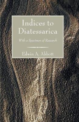 Book cover for Indices to Diatessarica