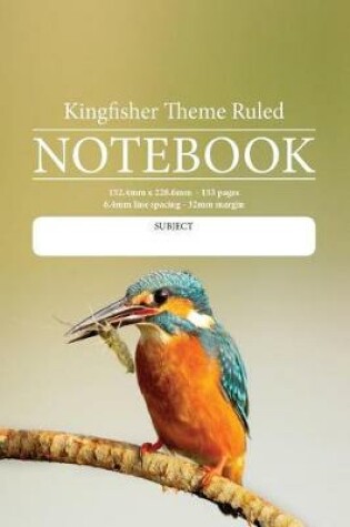 Cover of Kingfisher Theme Ruled Notebook
