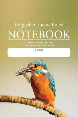 Book cover for Kingfisher Theme Ruled Notebook