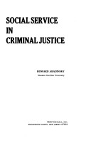 Book cover for Social Service in Criminal Justice