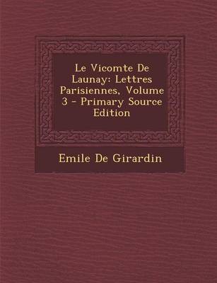 Book cover for Le Vicomte de Launay