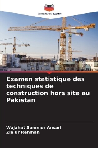 Cover of Examen statistique des techniques de construction hors site au Pakistan