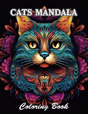 Book cover for Cats Mandala Coloring Book