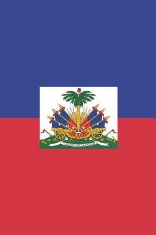 Cover of Haiti Flag Notebook - Haitian Flag Book - Haiti Travel Journal