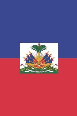 Book cover for Haiti Flag Notebook - Haitian Flag Book - Haiti Travel Journal