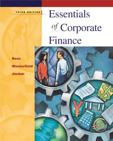 Book cover for Wall Street Journal Edition of Essentials of Corporate Finance + Powerweb + Student Problem Manual