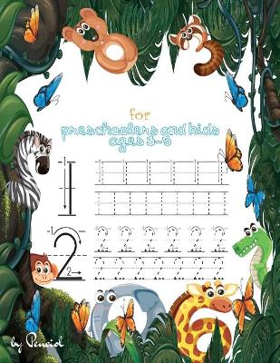 Book cover for Number Tracing Book for Preschoolers and Kids Ages 3-5