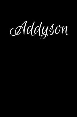 Book cover for Addyson