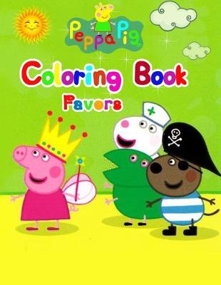 Book cover for Peppa Pig Coloring Book Favors