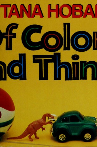 Cover of Of Colors and Things