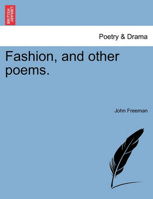 Book cover for Fashion, and Other Poems.