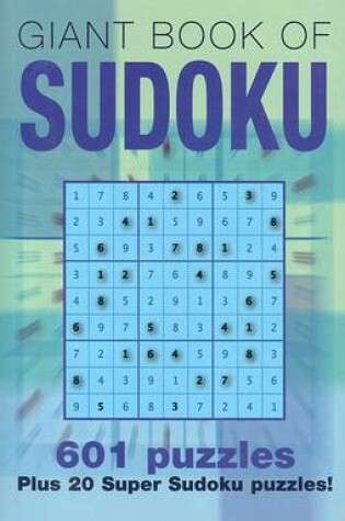 Cover of Giant Book of Sudoku