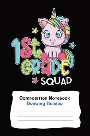 Cover of Handwriting Practice Notebook With Drawing Space For Primary School