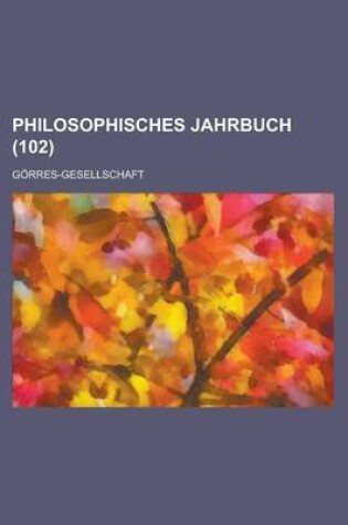 Cover of Philosophisches Jahrbuch (102)