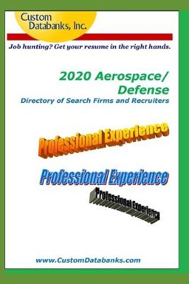 Book cover for 2020 Aerospace/Defense Directory of Search Firms and Recruiters