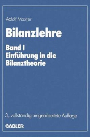 Cover of Bilanzlehre