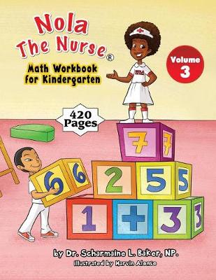 Book cover for Nola The Nurse Math Workbook for Kindergarten