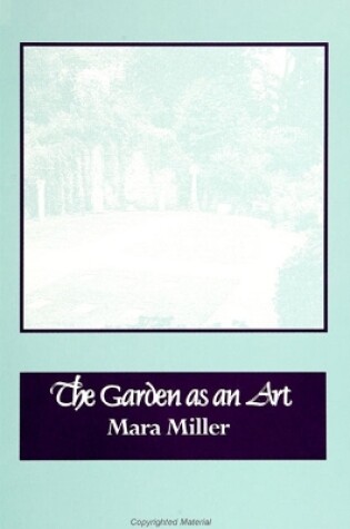 Cover of The Garden as an Art