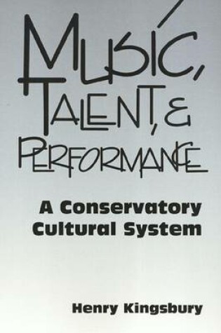 Cover of Music, Talent & Performance