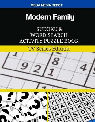 Book cover for Modern Family Sudoku and Word Search Activity Puzzle Book