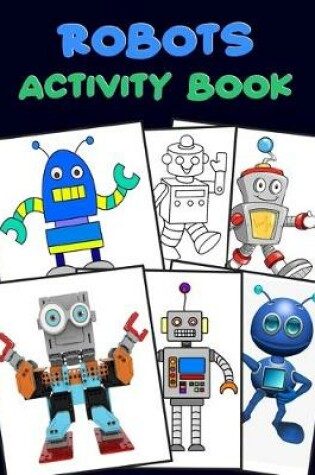 Cover of Robots Activity Book.