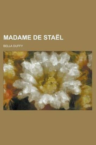 Cover of Madame de Stael
