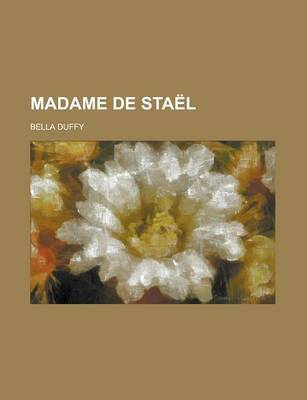 Book cover for Madame de Stael