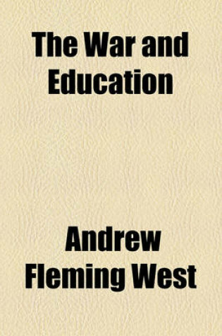 Cover of The War and Education