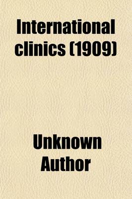 Book cover for International Clinics (1909)