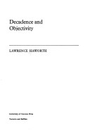 Book cover for Decadence and Objectivity