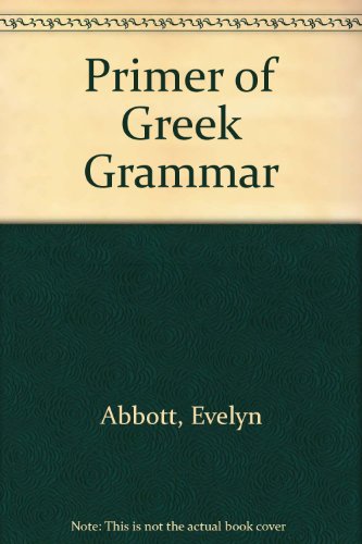 Book cover for Primer of Greek Grammar