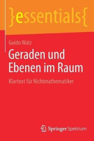 Cover of Geraden und Ebenen im Raum